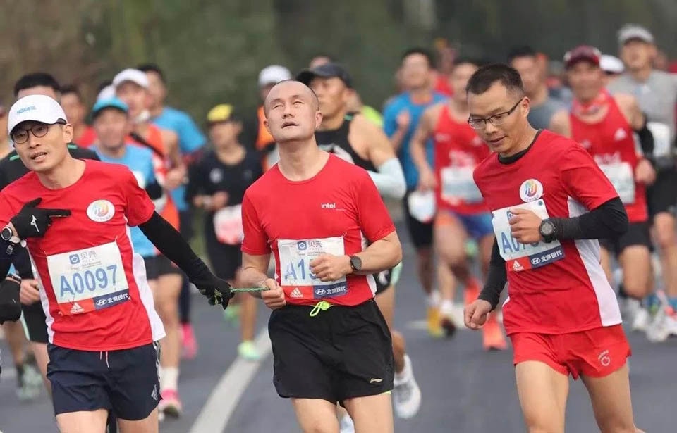 sight-impaired runner, from impossible to possible